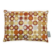 MoDRN Mid-Century Circle Pattern Oblong Decorative Throw Pillow, 14x20"