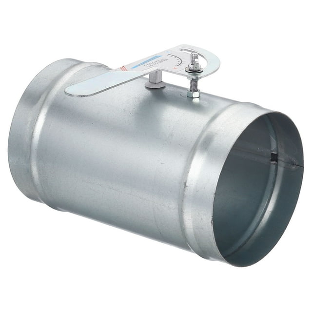 Uxcell 5" HVAC Duct Manual Volume Damper with Sleeve Adjustment Backdraft Damper