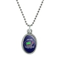 thumbnail image 1 of You Can Count On Me Calculator Funny Humor Antiqued Oval Charm Pendant with Chain, 1 of 4