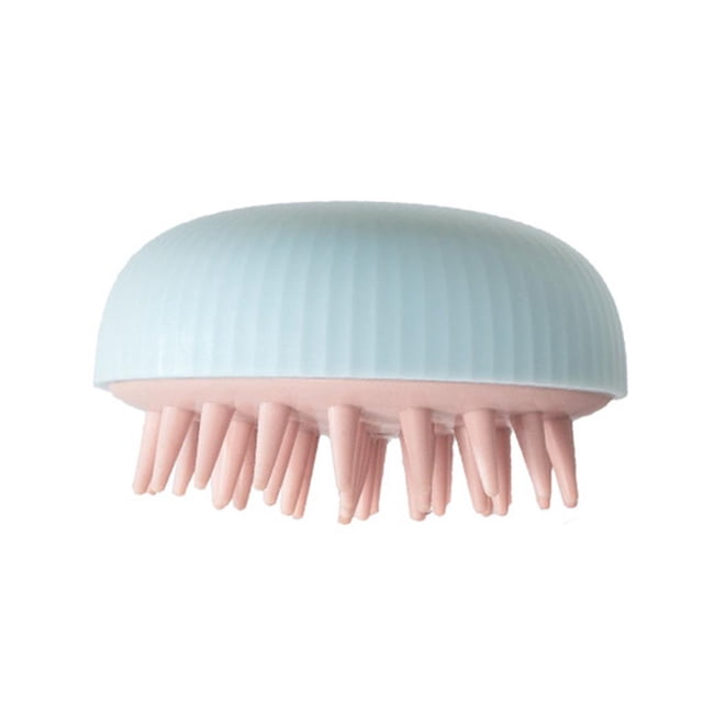 Naiovety Cepillo de champú de silicona Cepillo de masaje antideslizante húmedo y seco Electrodomésticos Azul Naiovety HA023996-01