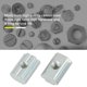 thumbnail image 2 of Tuerca con ranura en T deslizante de acero al carbono galvanizada para accesorios de perfiles de aluminio (M5) VoborMX herramienta, 2 of 8