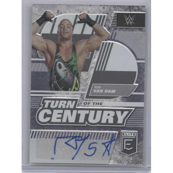2023 Panini Donruss Elite WWE Turn of the Century Rob Van Dam #TC-RVD Autograph WWE WWE Autographed Wrestling Trading Card