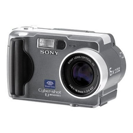 Sony Cyber-shot DSC-S30 - Digital camera - compact - 1.3 MP - 3x optical zoom - metallic gray