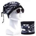 thumbnail image 2 of Fashion Men Autumn Winter Skullies Beanies Cap Hat Male Print Snood Scarf Multifunction Warm Cap Hat For MenOne Size He Qiyong unisex, 2 of 2