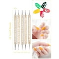 thumbnail image 3 of 33pcs Acrylic Nail Brush Set, EBANKU UV Gel Nail Art Brushes Nail Flower Painting Brush Double Ended Nail Dotting Nail Art Pen Liner Nail Extension Gel Brush for DIY Nail Salon Home C41, 3 of 3