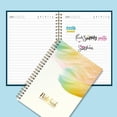 thumbnail image 4 of Tool Series Feather Pattern Decorated Daily Journal A5 English Coil Bound Notebook With Lined Design For Homework And Notes, 4 of 6