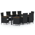 thumbnail image 4 of vidaXL Set de Salle à Manger Patio Table à Manger et Chaises Set de Meubles en Poly Rotin, 4 of 6
