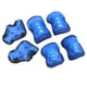 thumbnail image 1 of 6 uds. Equipo de protección para monopatín de seguridad para niños, coderas, protector de muñeca, Protector de rodilla para ciclismo, azul, 1 of 14