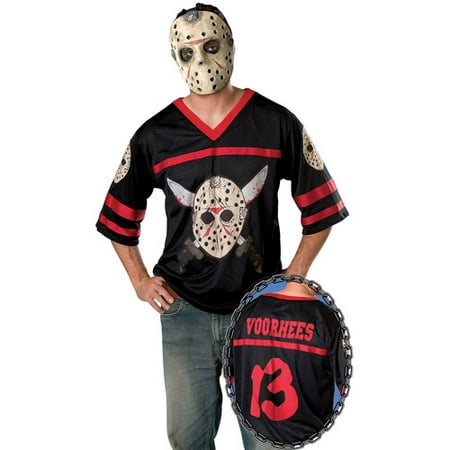 Halloween Adult Jason Mask With Jersey
