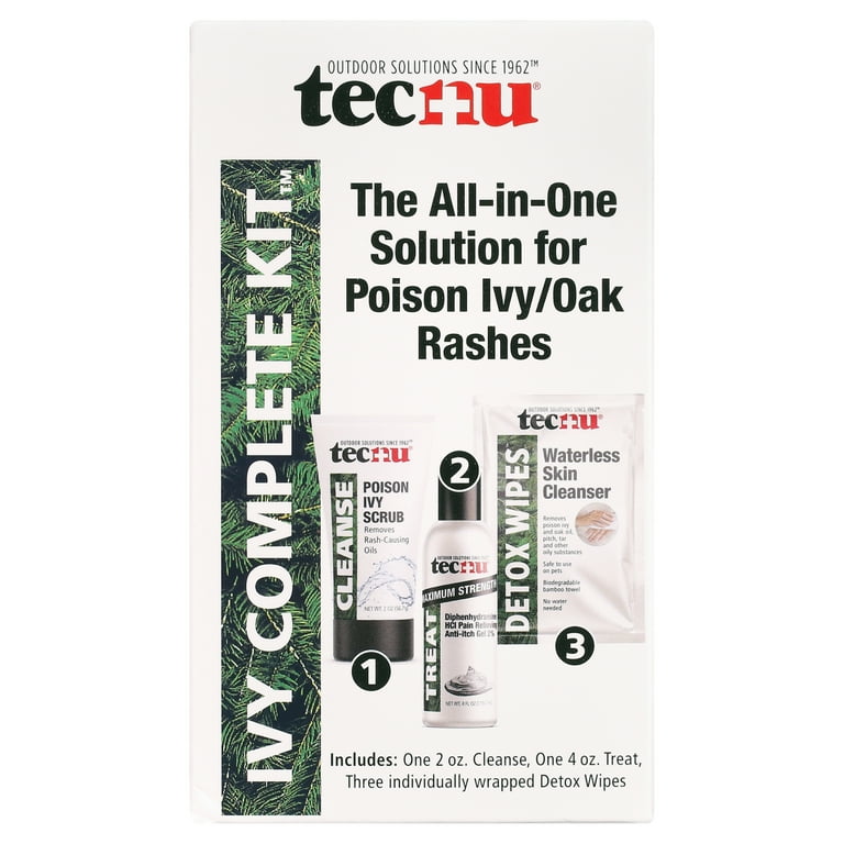 Tecnu Ivy Complete Kit, Poison Ivy Scrub, Itch Relief Gel, Detox