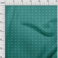 thumbnail image 3 of oneOone Cotton Cambric Teal Green Fabric Retro Telephone Sewing Fabric By The Yard Printed Diy Clothing Sewing Supplies 42 Inch Wide, 3 of 5