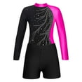 thumbnail image 4 of TiaoBug Kids Girls Gymnastics Leotards with Shorts Set Ballet Dance Outfts, 4 of 7