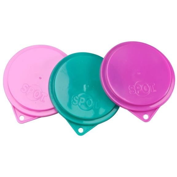 Ethical Pet Plastic Dog and Cat Food Can Covers, 3 Count