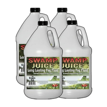 Froggy's Fog - Swamp Juice (Extreme Hang Time Longest Lasting Fog Fluid) - 4 Gallon Case