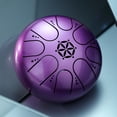 thumbnail image 2 of 5 Inch Steel Tongue Drum 8 Notes Handpan Drum with Drum Mallet Finger Picks Percussion for Meditation Yoga, 2 of 7