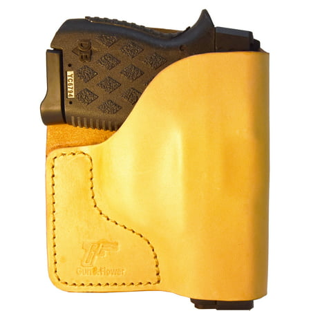 Tan Italian Leather Pocket Holster for Diamondback 9mm and Similar