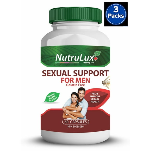 Sexual Support For Men ( 200 mg Tribulus ) Halal Gelatin Free Capsules(Pack of 3)