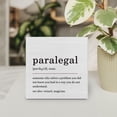 thumbnail image 4 of Zomyto 7"x7" Paralegal Definition Wood Box Sign Decor Desk Sign Paralegal Wooden Box Block Sign Rustic Home Law Office Decoration Lawyer Birthday Graduation Gift, 4 of 5