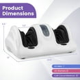 thumbnail image 4 of Giantex Foot Massager Machine, Electric Therapeutic Shiatsu Foot Calf Massager w/Kneading & Rolling for Foot & Ankle Pain, White, 4 of 9