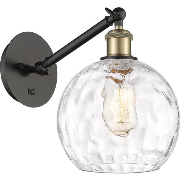 Innovations Lighting - Athens - 1 Light Wall Sconce In Industrial Style-12.38