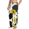 thumbnail image 2 of Balery Men'S Sunflowers Country Pants,Sleepwear Pants,Pajama Pants,Pj Bottoms Drawstring And Pockets-Small, 2 of 9