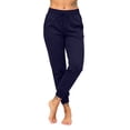 thumbnail image 2 of Maean Womens Pants Elastic Waist Drawstring Cropped Joggers with Pockets Loose Casual Running Pant, 2 of 7