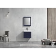 thumbnail image 5 of Kubebath Bliss 24" Blue  Wall Mount Modern Bathroom Vanity, 5 of 6