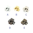 thumbnail image 4 of Boule de Porte à Roulettes Rétro Vieille Carte Verrous Universels pour la Maison Durables pour Commode Casier Placard Rangement Blanc Zinc, 4 of 9
