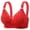 Red RD36, variant on Womans Bras Women‘s Underwear Lace No Underwire Bras Solid Color Fashion Thin Brassiere Loose Everyday Wear Beige 36