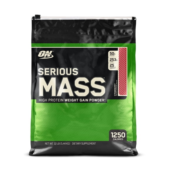 ON SERIOUS MASS STRAWBERRY 12 LIBRAS OPTIMUM NUTRITION ON SERIOUS MASS STRAWBERRY 12 LIBRAS