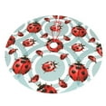 thumbnail image 3 of Kll 48" Christmas Tree Skirt Insects Xmas Tree Skirts Mat For New Year Xmas Holiday Party Indoor Outdoor Home Decoration, 3 of 9