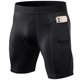 thumbnail image 1 of Pantalones cortos de fitness ajustados para hombre con bolsillo con cremallera, elásticos, absorbentes, de secado rápido, para entrenamiento de carrera, pantalones deportivos 11407, 1 of 8