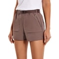 thumbnail image 1 of Shorts CRZ YOGA para mujer impermeables y elásticos, tiro medio de 7.5 cm, 1 of 5