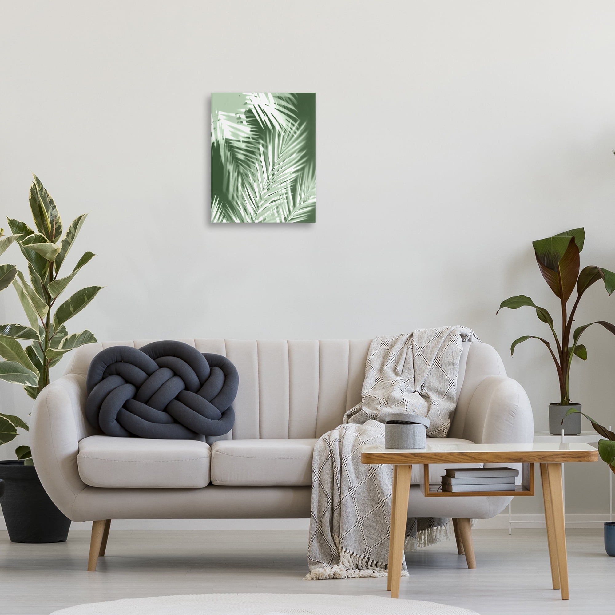 Stupell Industries Abstract Palm Leaves Botanical & Floral Painting Gallery Wrapped Canvas Art Print Wall Art, 16 x 20
