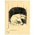 thumbnail image 3 of Cecil Charles Windsor Aldin 15x18 Black Modern Framed Museum Art Print Titled - A Dog Day Pl 28 (1902), 3 of 5
