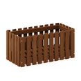 thumbnail image 1 of Furinno FG18453 Tioman Hardwood Slat Style Flower Planter Box in Teak Oil, 1 of 5