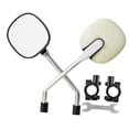 thumbnail image 3 of guohui 2 Pieces Bicycle Rearview Mirror Wide View Bar End Mirror Electric Bike Rearview Beige, 3 of 8