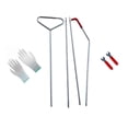 thumbnail image 2 of Kit de herramientas para coche de 4 piezas, cerradura de agarre abierta para puerta, largo alcance, acero inoxidable, herramientas de acceso para Herramientas de reparación de automóviles Tipo 1 Riwesomey VI022236-01, 2 of 6