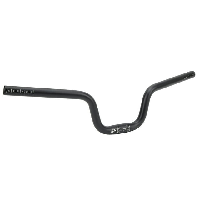 Bike Swallow Handlebar, Aluminum Alloy 25.4mm Bike Handlebar Bike Riser Handlebar for Black