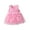 Pink, variant on LYMAYTER Newborn Infant Baby Girls Dresses Sleeveless Flower Sundress Summer Princess Tulle Tutu Dress 0M-3Y