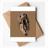 Dinosaur Tyrannosaurus Rex Opens Mouth Teeth Greeting Cards You are Invited Invitations