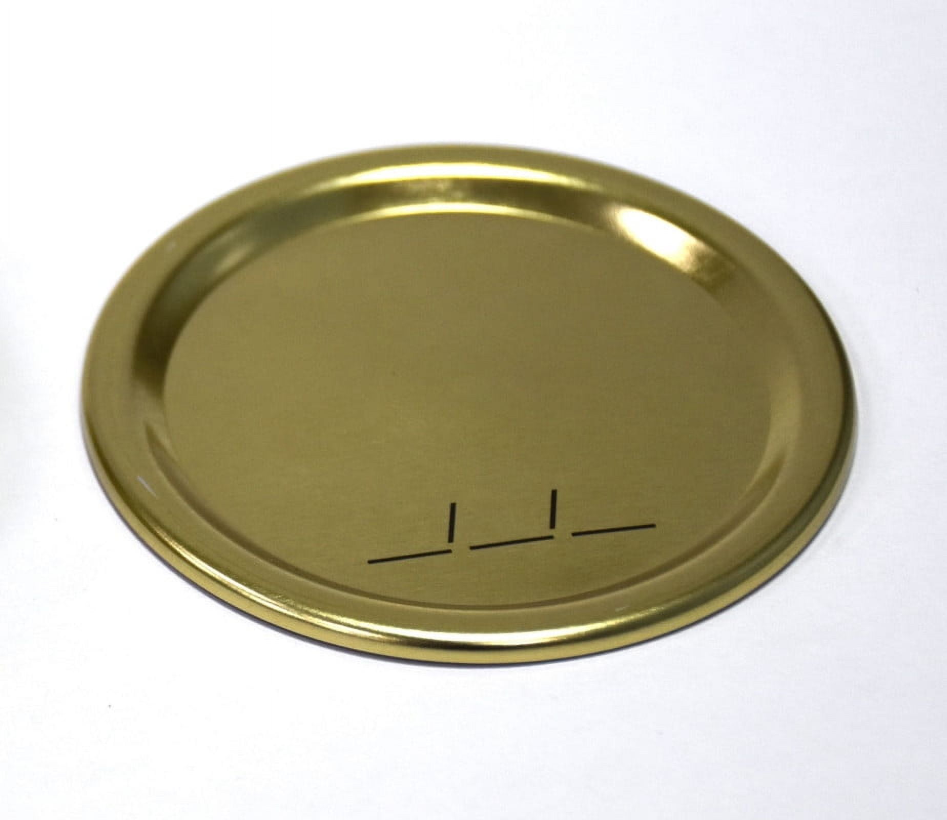 (3 pack) Mainstays Regular Mouth Canning Lids - Airtight Mouth Mason Jar Lids for Canning and Food Preservation