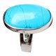 thumbnail image 2 of Vintage Moonstone Gemstone Oval Wedding Band Aniversario Mujer Joyería - Azul Sunnimix Anillo ovalado de Cystal, 2 of 5