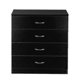 thumbnail image 5 of GZXS 4 Drawer Dresser for Bedroom, Small Chests of Drawers, Small Nightstand for Closet, Hallway, Living Room, Black, 5 of 7