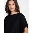 thumbnail image 5 of Time and Tru Women's Boatneck Top with Dolman Sleeves, Sizes XS-XXXL, 5 of 6
