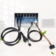 thumbnail image 4 of Panel Frontal de la Unidad Óptica USB3.0, panel frontal 7 puertos admite 6 dispositivos 19pin 4 Agujeros base de transferencia de potencia 5Gbps para 2k, 4 of 6