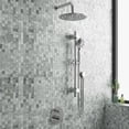 thumbnail image 5 of Refuge 10-in Rain Showerhead Combo Shower System with Adjustable Handshower Slide Bar and Pressure Balanced Mixing Valve Chrome 1.8 GPM, 5 of 5