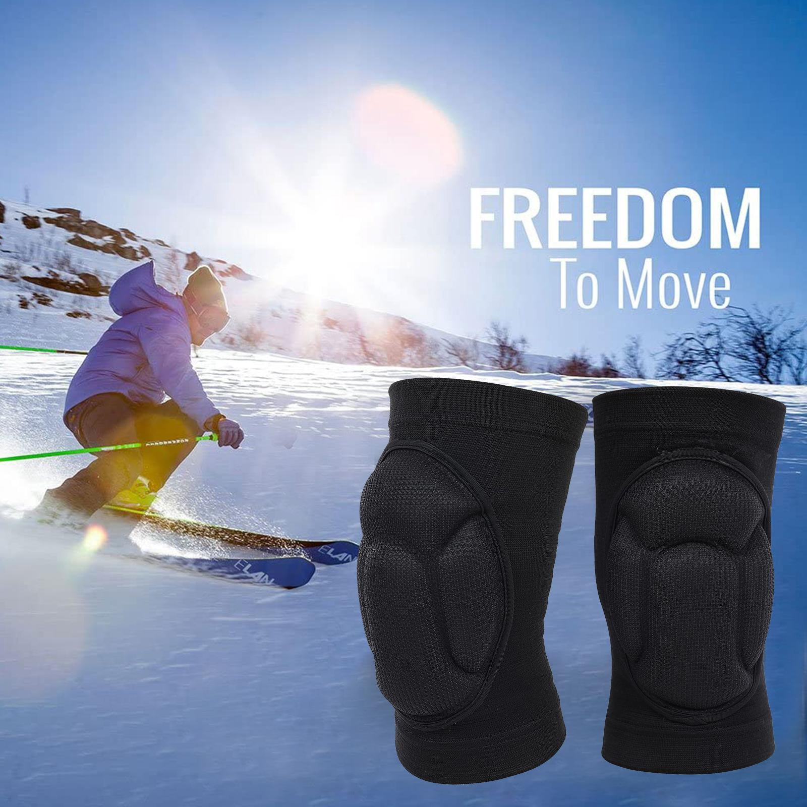 1 Pair Protective Knee Pad Thick Sponge Football Volleyball Pad Knee Collision Knee Pad Sports Z5N1