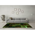 thumbnail image 3 of Ahgly Company Indoor Rectangle Patchwork Green Transitional Area Rugs, 7' x 9', 3 of 4