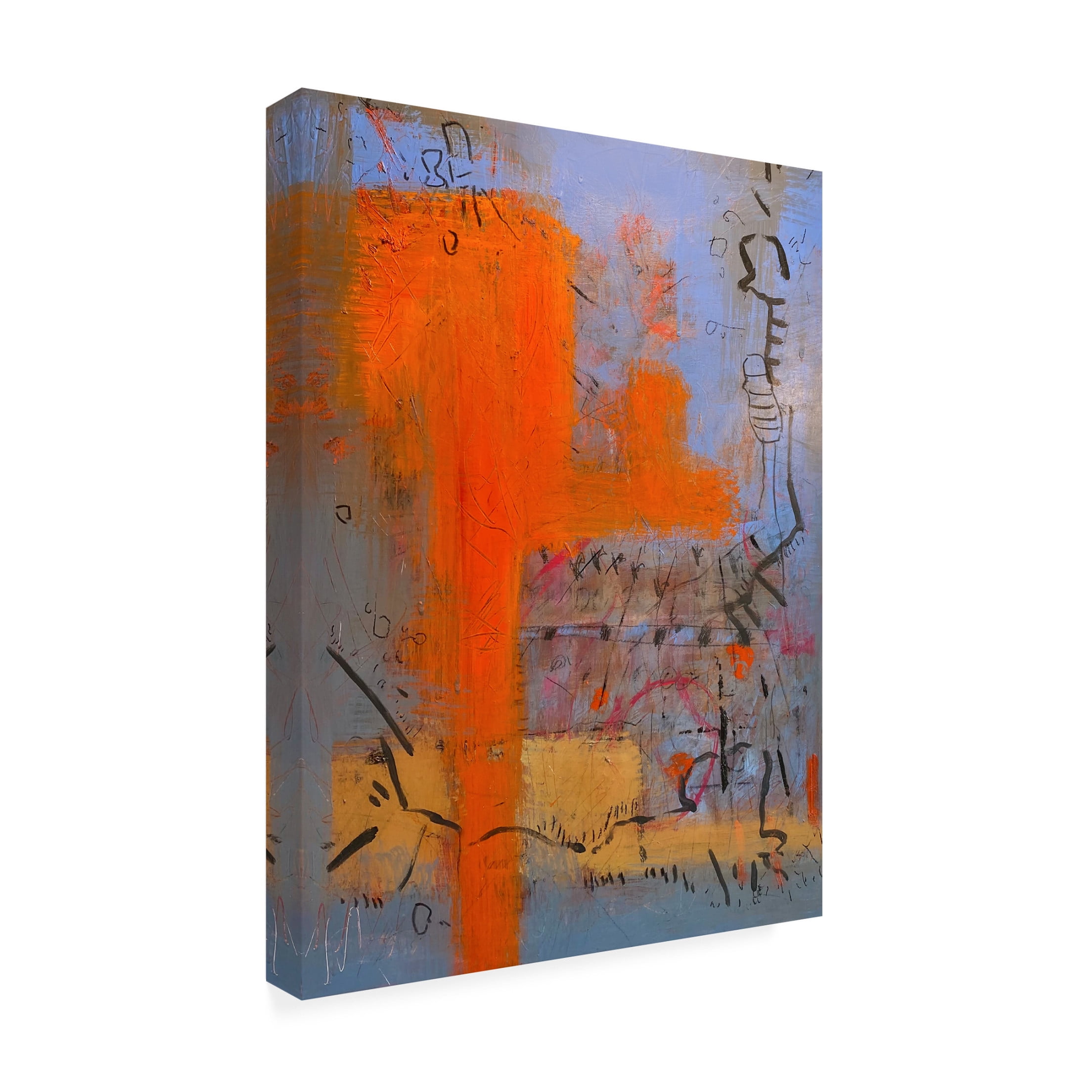 Canvas Wall Art - Randy Noble Fine Art 'Meanings' Wall Art for Living Room, Bedroom, or Office Décor by Trademark Fine Art - 14 x 19 Inches